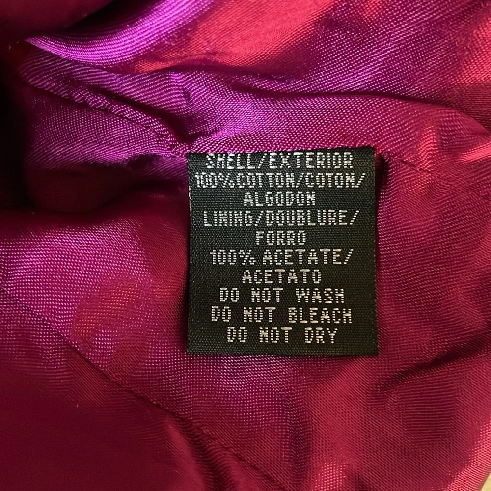 KENNETH COLE Velvet Blazer Brown & Magenta Stripe Single Breasted Hand Pockets - Picture 8 of 12